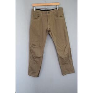 KUHL Kanvus Jean Men's 33x30 Brown Cotton Blend Hiking Pants Vintage Patina Dye